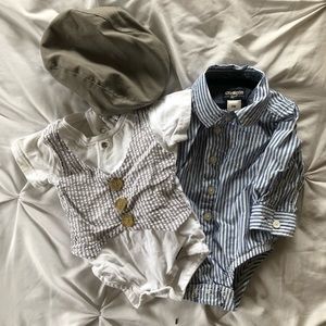 Sunday best onesies for size 6 month ( BOGO)